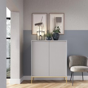 Komoda STELLARE 104 cm do Salonu Sypialni Szary