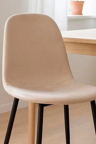 Krzeso Teok z czarnego aksamitu