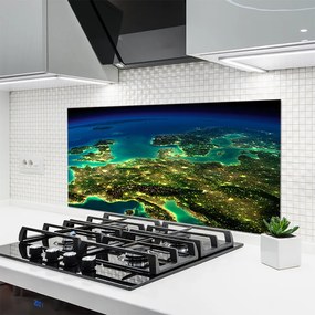 Panel nad blat kuchenny Futurystyczny Obraz Abstrakcyjny