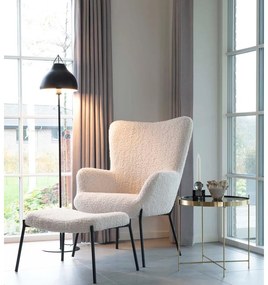 Okrągły stolik w kolorze złotym ø 48 cm Venezia – House Nordic