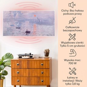 Klarstein Wonderwall Art Smart 700W Panel na Podczerwień W Formie Obrazu Słońco