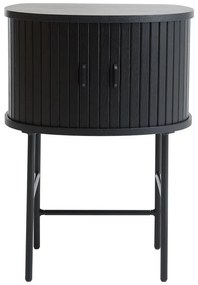Czarna szafka nocna Nola – Unique Furniture