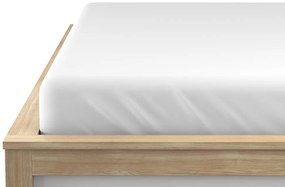 PrzytulneMieszkanie.pl Prześcieradło jersey EXCLUSIVE białe 90 x 200 cm