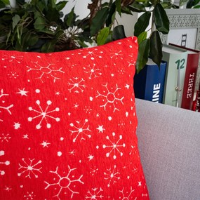 4Home Poszewka na poduszkę Snowfall in Red, 45 x 45 cm