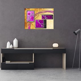 Obraz na szkle abstrakcji (70x50 cm)