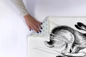 Dywanik do łazienki Dywanik do łazienki Zając Zwierzęta