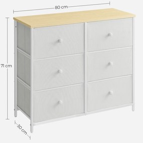 Komoda E1032 WT, 80 cm, L
