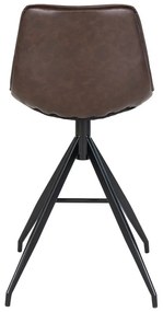 Ciemnobrązowe hokery zestaw 2 szt. 84 cm Monaco – House Nordic