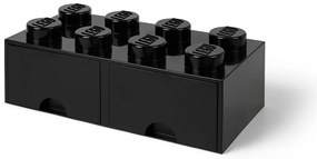 Czarny pojemnik z 2 szufladkami LEGO®