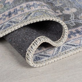 Zielony dywan z mieszanki włókien z recyklingu odpowiedni do prania 80x150 cm Windsor – Flair Rugs