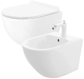 ZESTAW WC CARTER RIMLESS SLIM + BIDET CARTER MINI