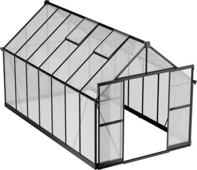Szklarnia 240 x 244 x 429 cm, wzmocniona konstrukcja, poliwęglan 6 mm