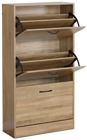 Szafka na buty z przegródkami G1016 OAK, dąb
