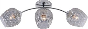 Potrójny żyrandol z chromowym łukowatym ramieniem - V189 A5-S87