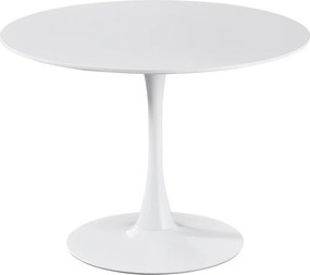 Stół jadalny - MDF - biały - RONDA