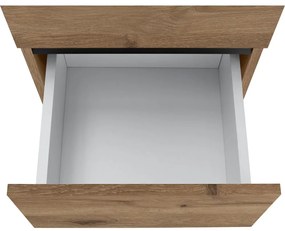 Wysoka wąska szafka łazienkowa w dekorze dębu38x180 cm Wisla – Støraa