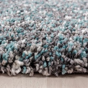 Dywan shaggy Enjoy niebieski multikolor 80 cm x 250 cm