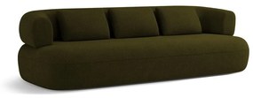 Zielona sofa z materiału bouclé 226 cm Jenny – Micadoni Home