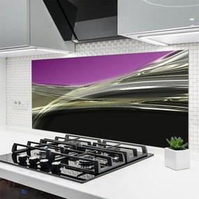 Szkło do Kuchni na Ścianę Złożona Geometria Przestrzeni