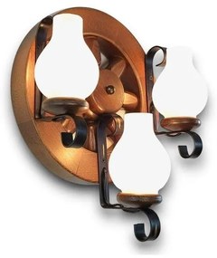 Brilagi - Kinkiet ROATA APLICA 3xE14/40W/230V buk/orzech