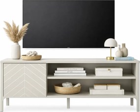 Nowoczesna szafka RTV na nóżkach kaszmir A4-E19