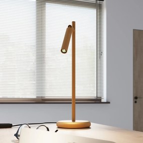 Lampa biurkowa PASTELO złota SOLLUX  LIGHTING