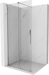 Mexen Velar ścianka prysznicowa rozsuwana Walk-in 120 x 200 cm, transparent 8 mm, chrom - 871-120-000-03-01