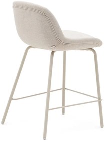 Beżowy hoker (wysokość siedziska 65 cm) Aimin – Kave Home