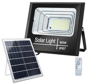 Aigostar - LED Ściemnialny naświetlacz solarny LED/60W/3,2V IP67 + pilot