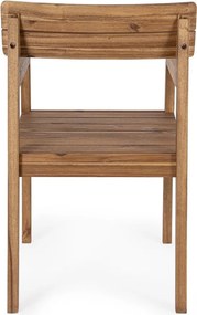 Drewniane krzesło ogrodowe w naturalnym kolorze Rodano – Bizzotto