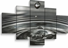 Obraz kropli wody (125x70 cm)