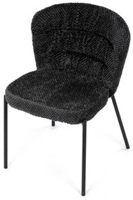 Zestaw krzeseł do jadalni Bouclé CT-W1077 GREY2, 4szt.