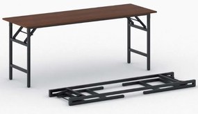 Stół konferencyjny FAST READY, 170x50 cm, czarna podstawa, czereśnia