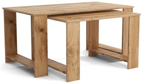 Stoliki kawowe ZESTAW STOLIKÓW 90+65cm MORI Dąb Wotan