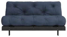 Ciemnoniebieska rozkładana sofa 160 cm Roots Black Night – Karup Design