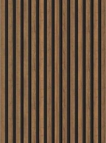 Mexen Lam-B lamele ścienne 275 x 31,5 cm, płyta HDF 4 mm, Dąb Mocca - S100-275317-2812-074