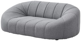 Kanapa dla zwierząt z szarą melanżową tapicerką - szer. 98 x gł. 62 x wys. 33 cm - PARUIMA