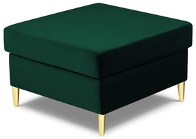 Zielony aksamitny podnóżek Kyoto – Cosmopolitan Design