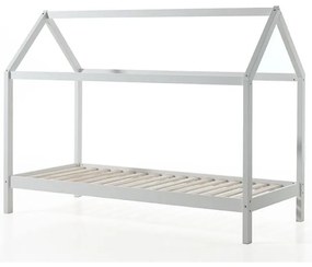 Białe łóżko dziecięce w kształcie domku 90x200 cm Dallas – Vipack