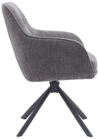 Szare krzesła zestaw 2 szt. Avola – Unique Furniture