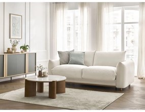 Kremowa rozkładana sofa 214 cm Ernest – Bobochic Paris