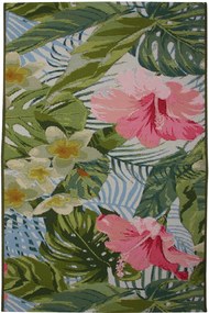 Dywan Capri Foam Rajski Kwiat Podgumowany 075x150 Prostokąt