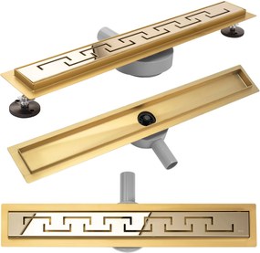 Odpływ Liniowy REA GREEK PRO Złoty 70