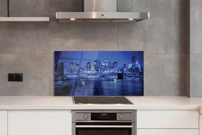 Panel nad Blat Kuchenny Miejskie Pejzaże: Rzeka, Most, Wieżowce