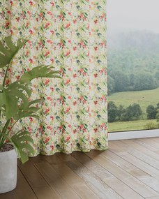 Zasłona na kółkach 1 szt. kolor wielokolorowy tkanina wzorzysta
