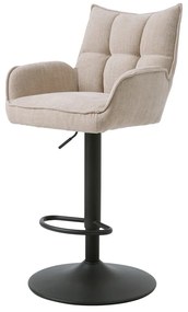 Kremowe hokery z regulowaną wysokością zestaw 2 szt. Marilla – Unique Furniture