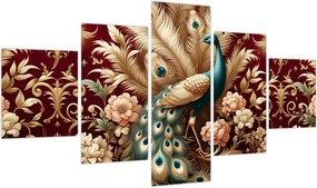 Obraz – Elegancki paw (125x70 cm)