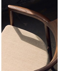 Brązowe krzesło Alocs – Kave Home