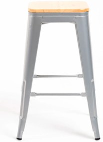 Stoek Torix niski z naturalnego drewna