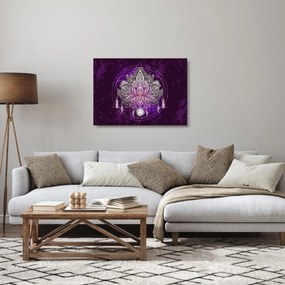 Obraz na szkle - Lotos (70x50 cm)